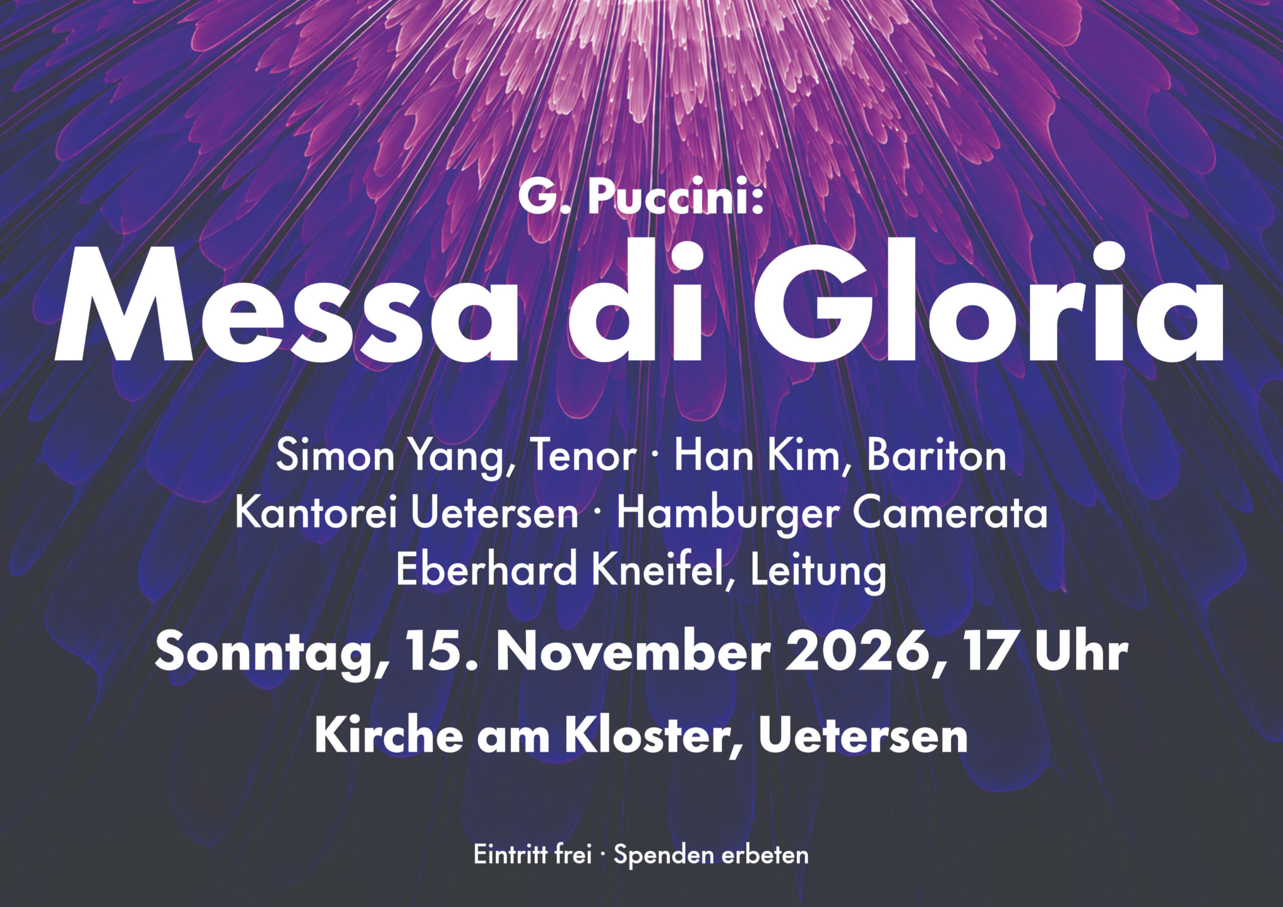 Messa di Gloria_Plakat